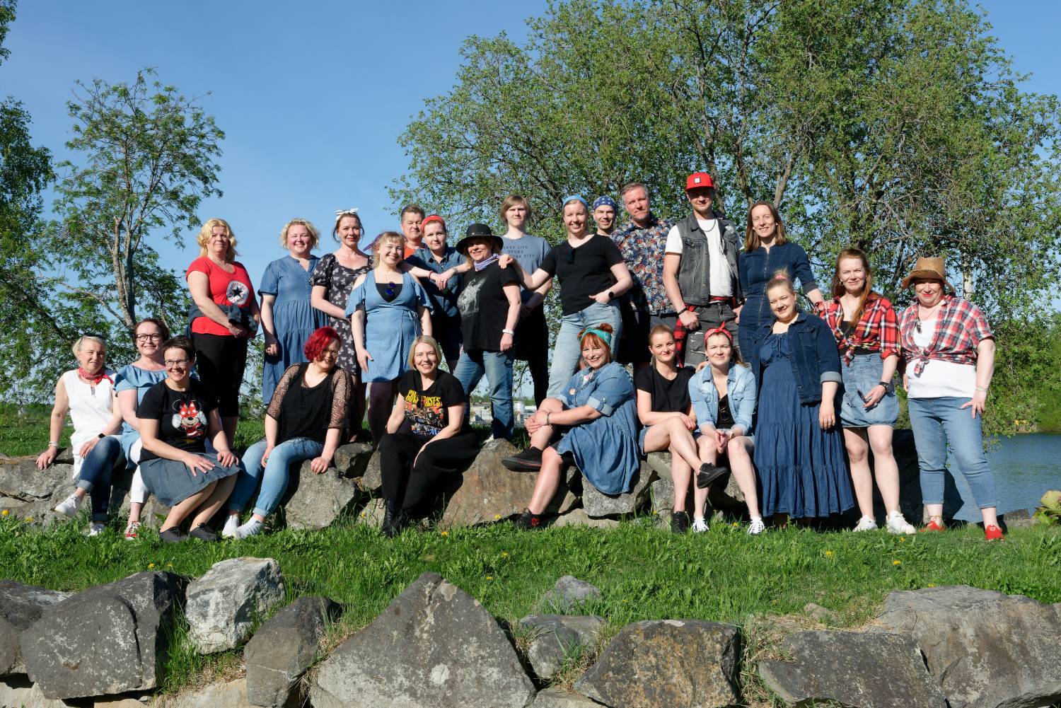 Ryhmäkuva sekakuoro Varkauden Laulusta.